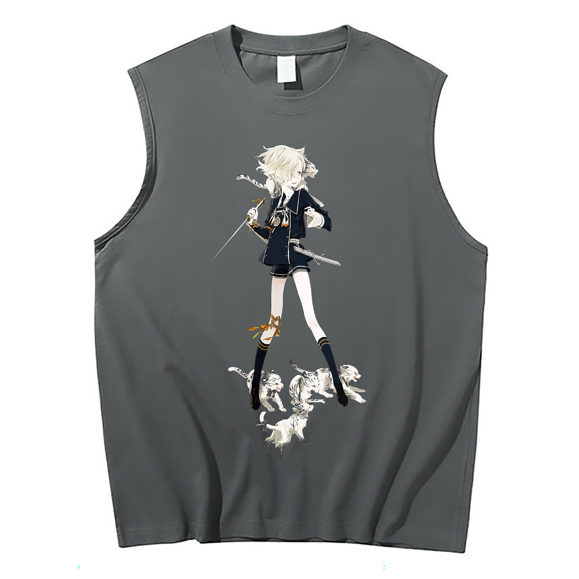 （画像用） 刀剣乱舞 Touken Ranbu コットン100％タンクトップ（フロントプリント）